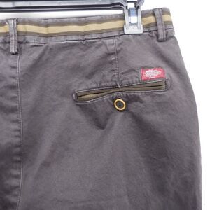 Mason's Torino Winter Brown Chino Stetch Pants 34x34 Slight Fade Made in Italy